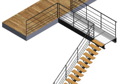 ESCALIER + PASSERELLE