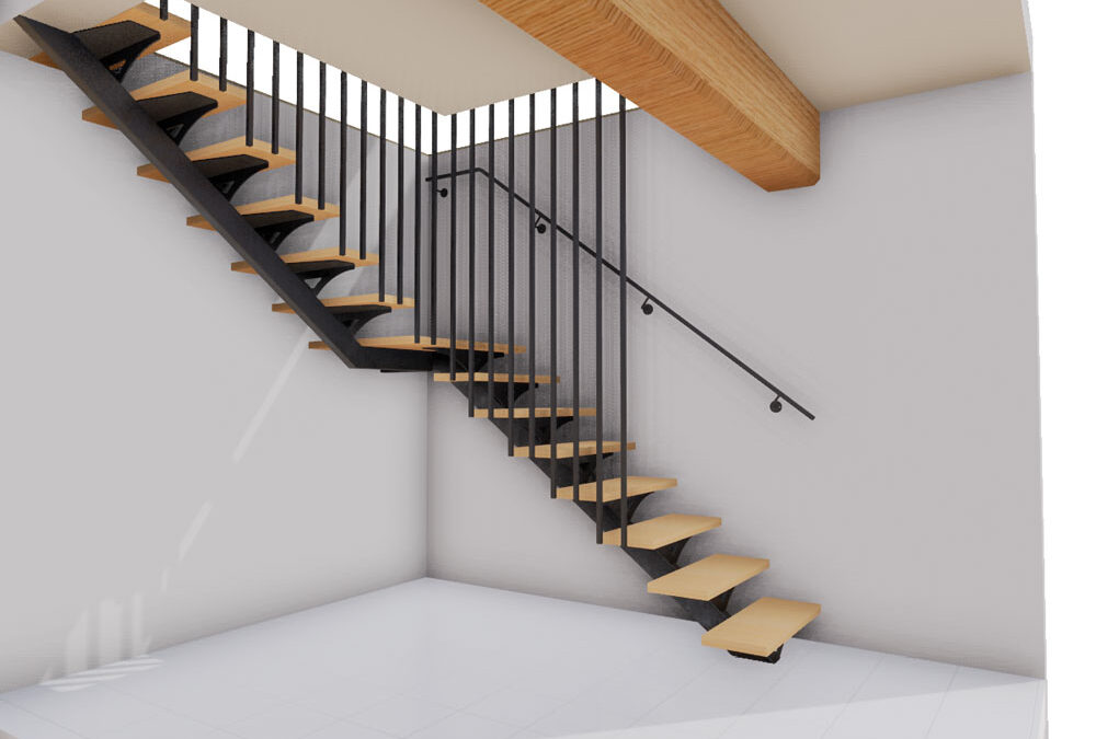 ESCALIER QUART TOURNANT